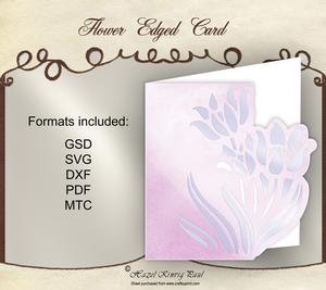 Flower Edged Card