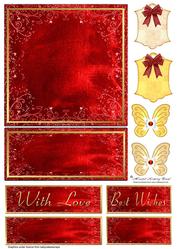 Ruby Red Easel Card