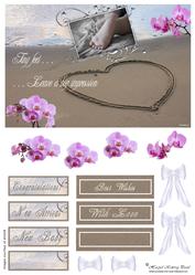 Tiny Feet Modern Baby Card