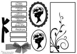 Elegant Cameo Lady - 01