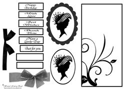 Elegant Cameo Lady - 02
