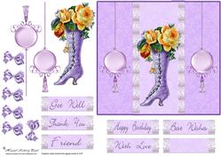 Lavender & Lace Lovely Card Front