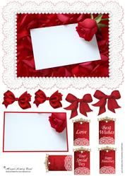 Red Red Rose Love Card