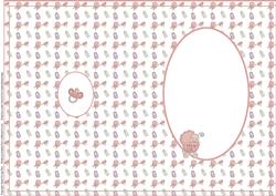 Baby Girl Card Insert