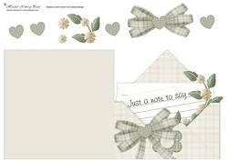Letter Shaped Card