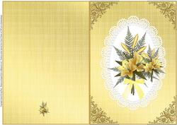 A5 Quick Make Lemon Lily Card