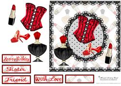 Lipstick & Lace Layered Topper