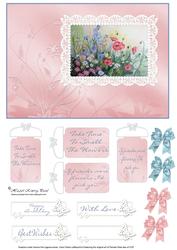 Meadow Flowers on Lace