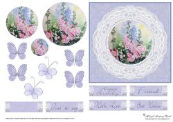 Wedgwood, Lace & Hollyhocks
