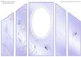 Blue Butterfly Theatre Fold Card