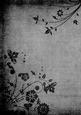 Shabby Chic Floral Flourish Background (grunge Grey)