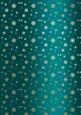 Golden Snowflakes Christmas Background (jade)
