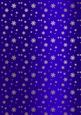 Golden Snowflakes Christmas Background (blue)