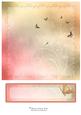 8" Butterfly Grunge Card Front & Text Plate #2