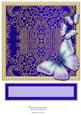 Butterfly Dreams Topper (blue)