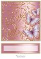 Butterfly Dreams Topper & Text Plate (pink)