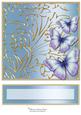 Butterfly Dreams Topper & Text Plate (pastel Blue)