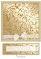 Gilded Window Card Front & Text Plate Gold