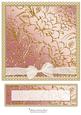 Gilded Window Card Front & Text Plate Rose
