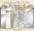 Paisley Jacquard Mixed Set Silver