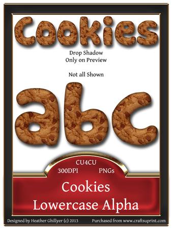 Cookies Lowercase Alphabet