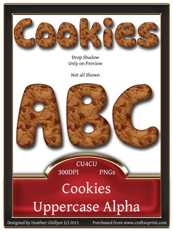 Cookies Uppercase Alphabet