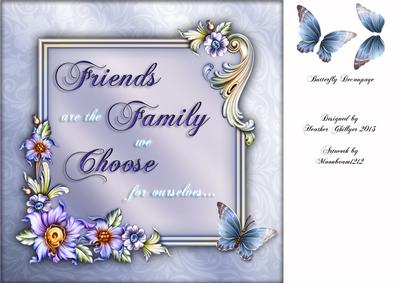 8x8 Floral Friend Decoupage Topper