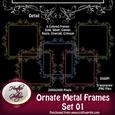 Ornate Metal Frames Set 01