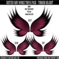 Dr00012 Dusted Fairy Wings Triple Pack - Turkish Delight