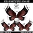 Dr00013 Dusted Fairy Wings Triple Pack - Autumn Leaves