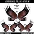 Dr00014 Dusted Fairy Wings Triple Pack - Autumn Sky