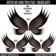 Dr00020 Dusted Fairy Wings Triple Pack - Parched Earth