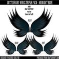 Dr00022 Dusted Fairy Wings Triple Pack - Midnight Blue