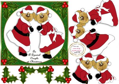 Mr and Mrs Christmas Bears