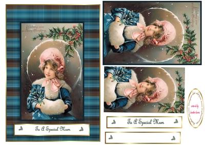 Vintage Girl for a Special Mum