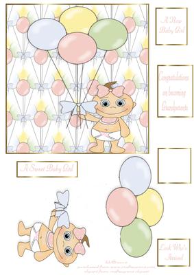 Baby Balloons Girl