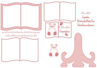 Mini Pink Book Sheet Baby