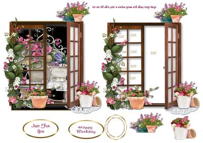 A Window Full of Flowers