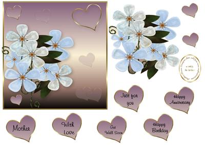 Flowers and Hearts