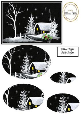 Oval Silent Night Pyramid