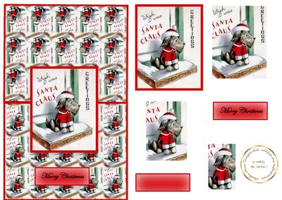 Over the Edge Vintage Wish I Was Santa