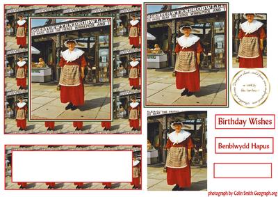 Welsh National Costume Easel