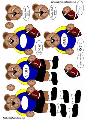 Rugby Rover Toppers