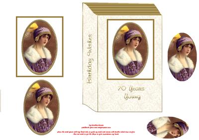 New Book Front Vintage 70 Years Young