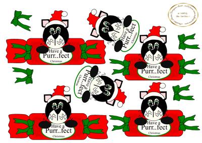 Purrfect Christmas Cracker 2 to a Page