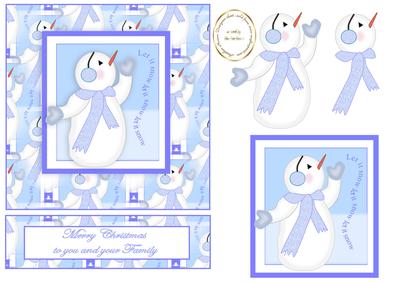 Frosty Easel Card
