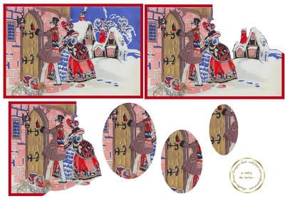 Vintage Step by Step the Visitors Irregular Shapes
