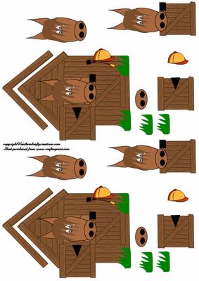 Brown Horse Stable Toppers