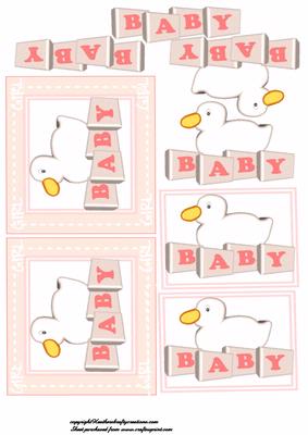 Pink Duck Toppers