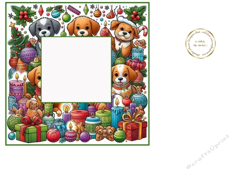 doggie christmas isert